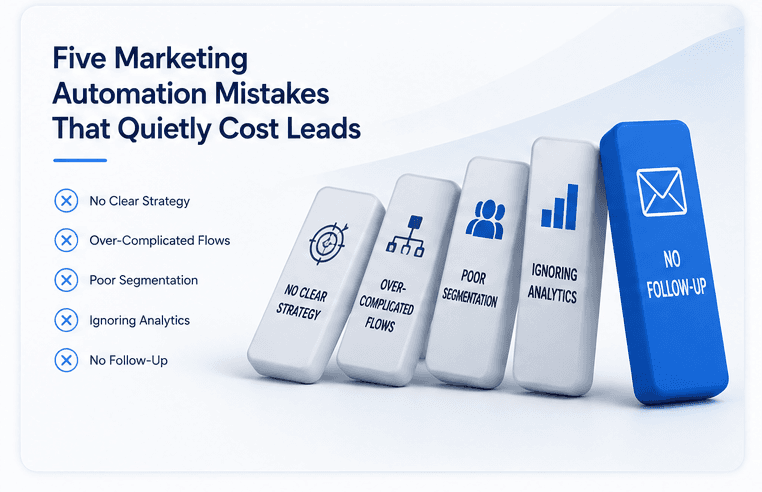 Five Marketing Automation Mistakes That Quietly Cost Leads